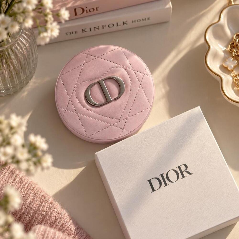 Dior pink cannage cd logo